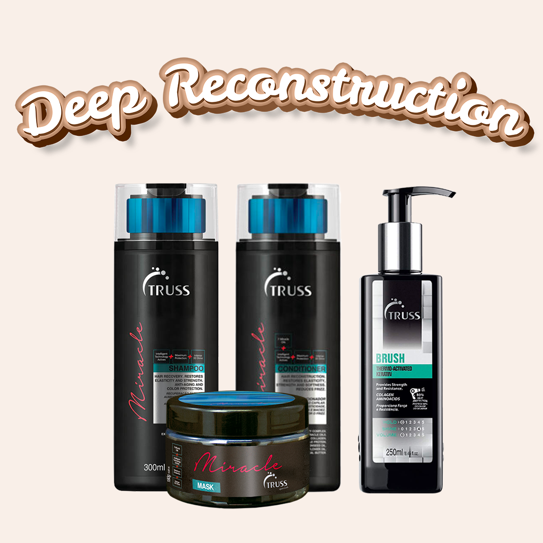 Routine "Deep Reconstruction" - Cheveux Secs
