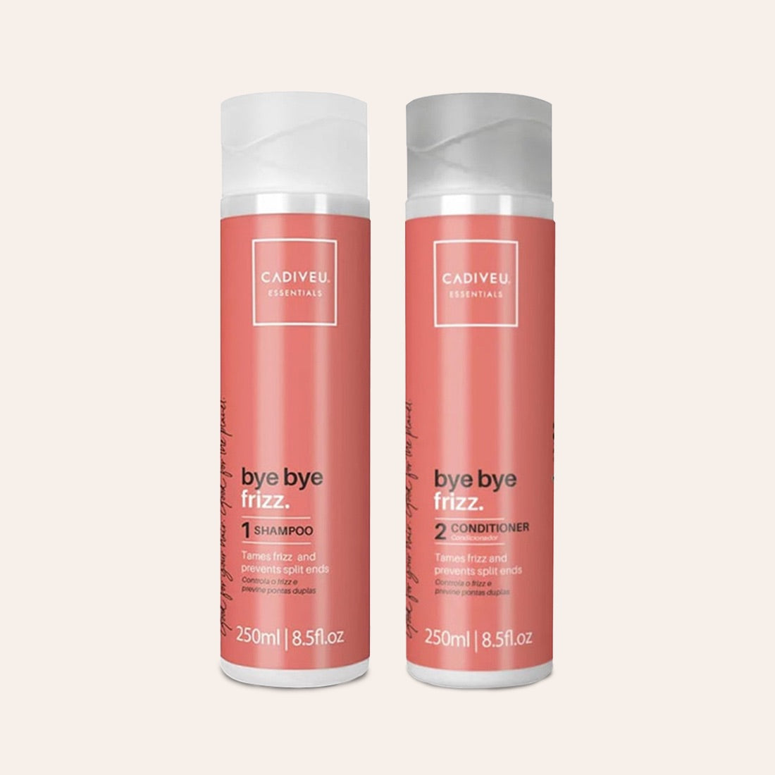 Kit Shampoing/Après-Shampoing "Bye Bye Frizz"- Cadiveu