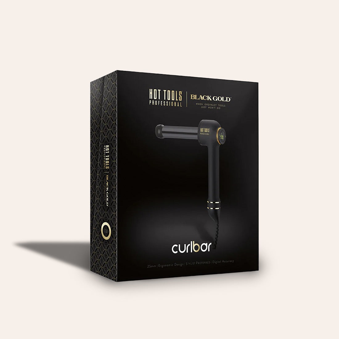 Hot Tools Black Gun Curling Iron 25mm - Curl Bar